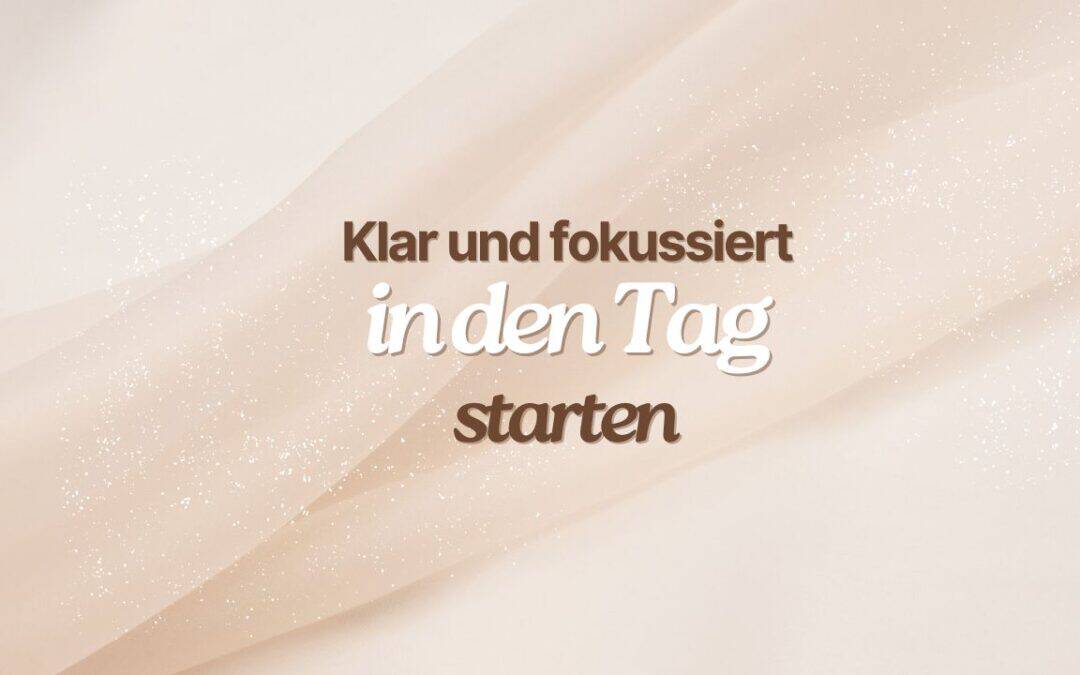 Ätherische Öle für deine Morgenroutine: Klar und fokussiert in den Tag starten