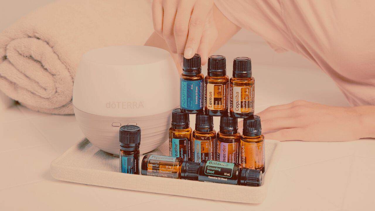 doterra Diffuser mit verschiedenen ätherischen Ölen von doterra